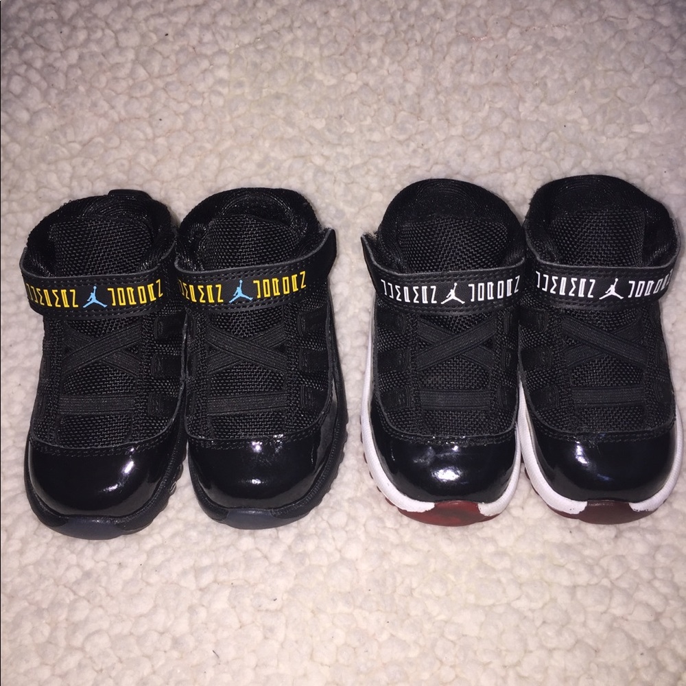 Toddler Retro Jordan Bundle Bred 11s and Gamma 11s